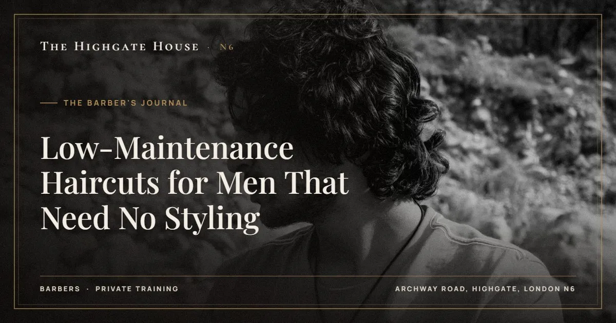 Low-Maintenance Haircuts for Men That Need No Styling - The Barber's Journal, The Highgate House, Highgate N6