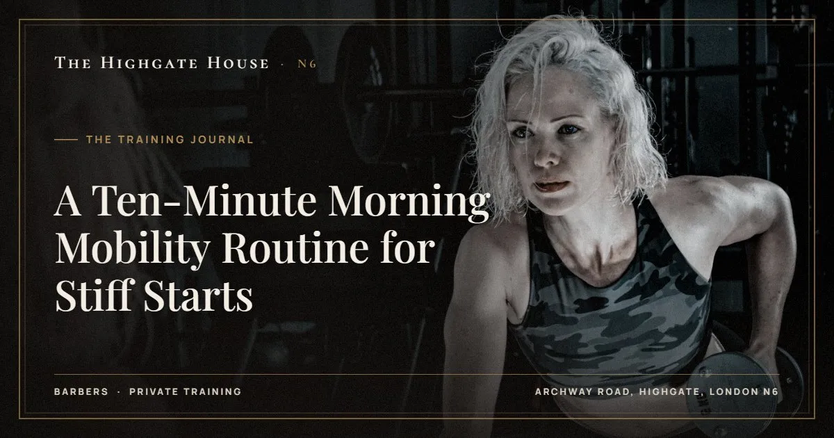 A Ten-Minute Morning Mobility Routine for Stiff Starts - The Training Journal, The Highgate House, Highgate N6