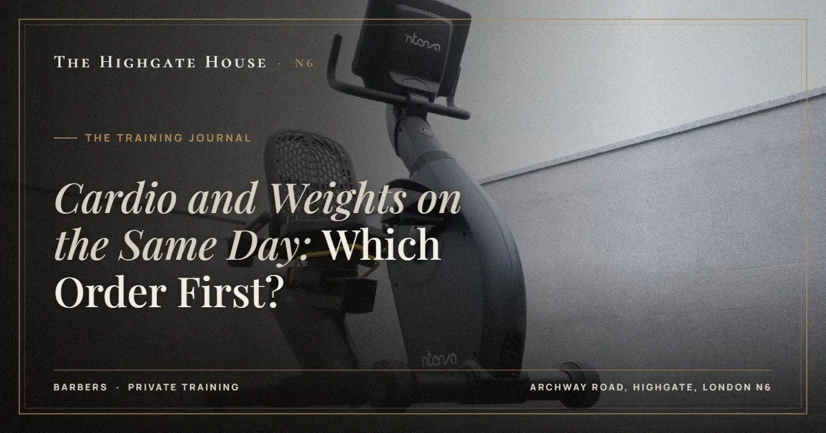 Cardio and Weights on the Same Day: Which Order First? - The Training Journal, The Highgate House, Highgate N6