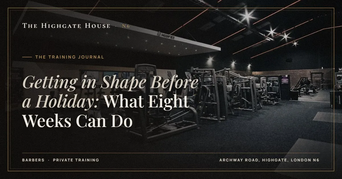 Getting in Shape Before a Holiday: What Eight Weeks Can Do - The Training Journal, The Highgate House, Highgate N6