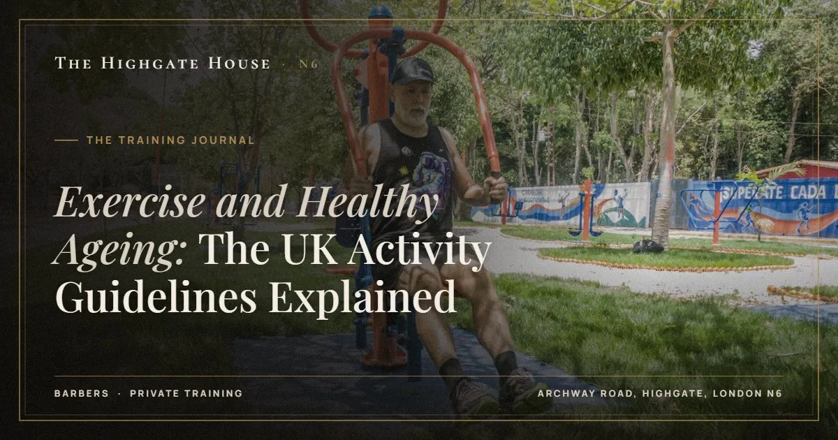 Exercise and Healthy Ageing: The UK Activity Guidelines Explained - The Training Journal, The Highgate House, Highgate N6