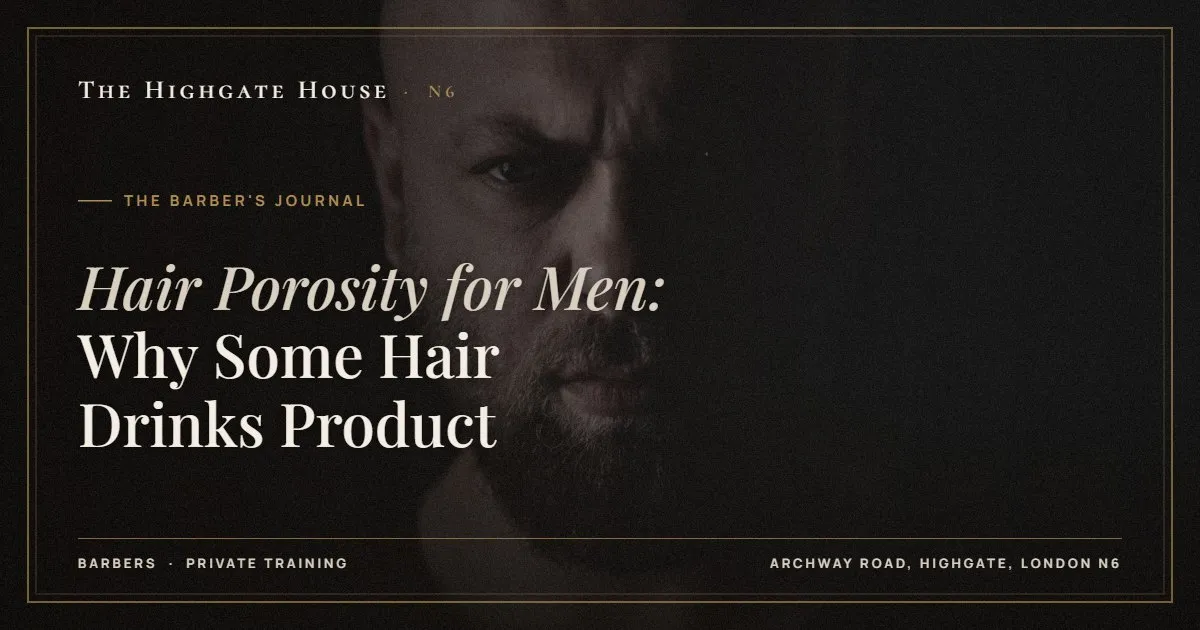 Hair Porosity for Men: Why Some Hair Drinks Product - The Barber's Journal, The Highgate House, Highgate N6