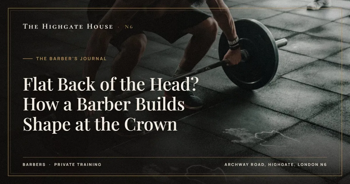 Flat Back of the Head? How a Barber Builds Shape at the Crown - The Barber's Journal, The Highgate House, Highgate N6
