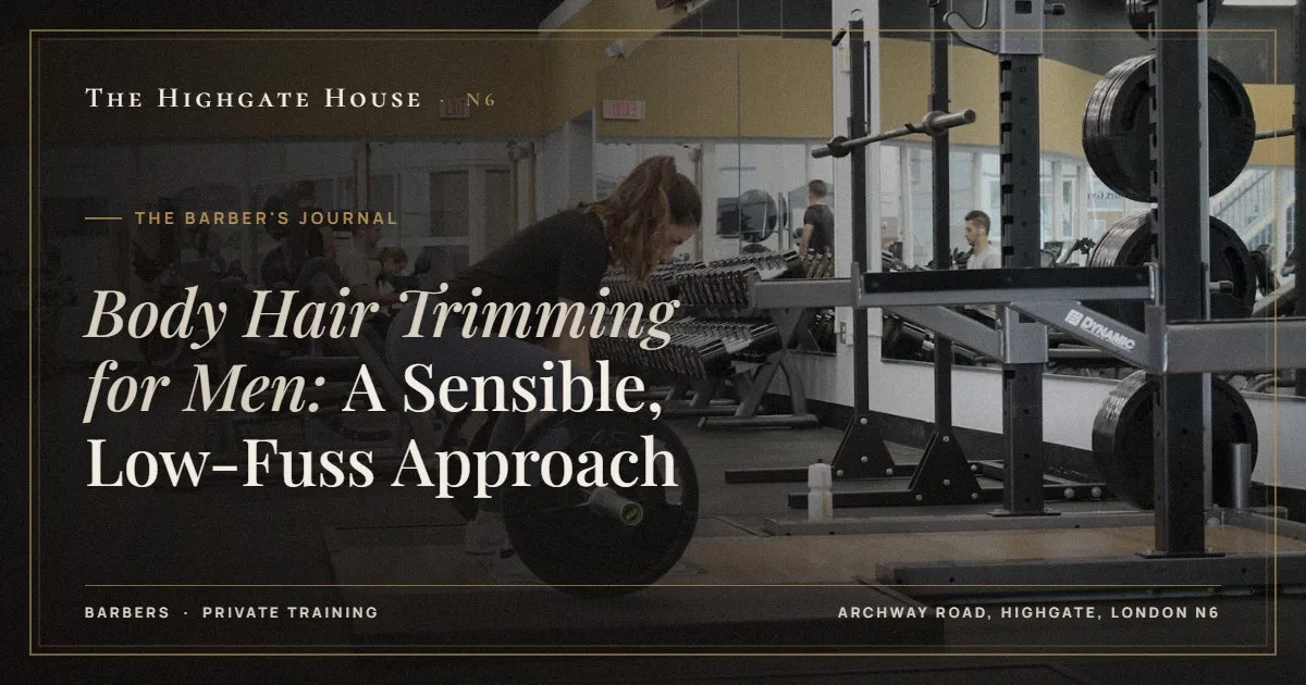 Body Hair Trimming for Men: A Sensible, Low-Fuss Approach - The Barber's Journal, The Highgate House, Highgate N6