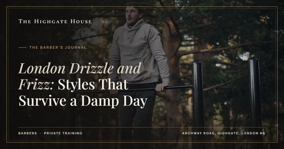 London Drizzle and Frizz: Styles That Survive a Damp Day - The Barber's Journal, The Highgate House, Highgate N6