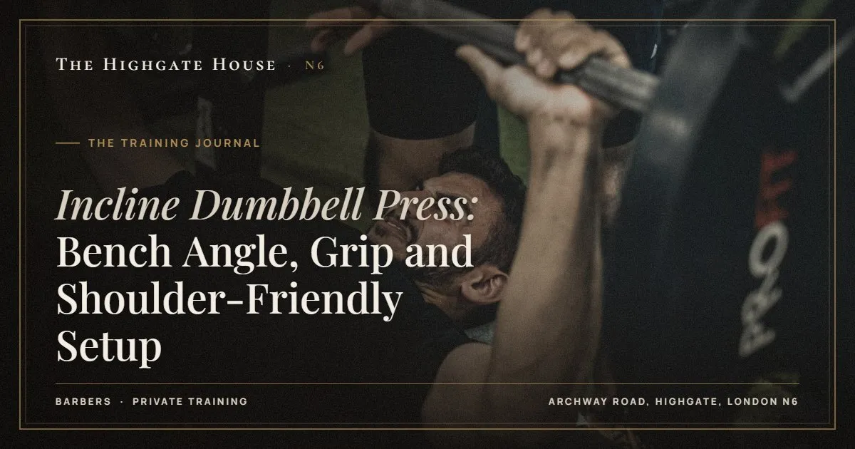 Incline Dumbbell Press: Bench Angle, Grip and Shoulder-Friendly Setup