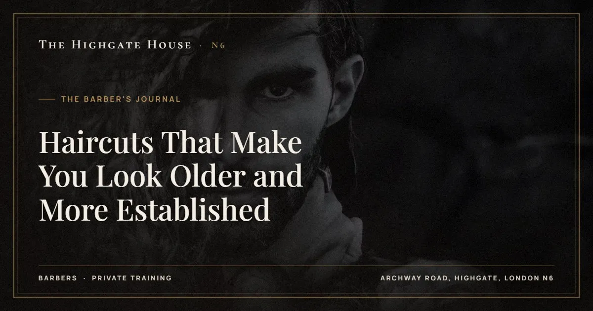 Haircuts That Make You Look Older and More Established - The Barber's Journal, The Highgate House, Highgate N6
