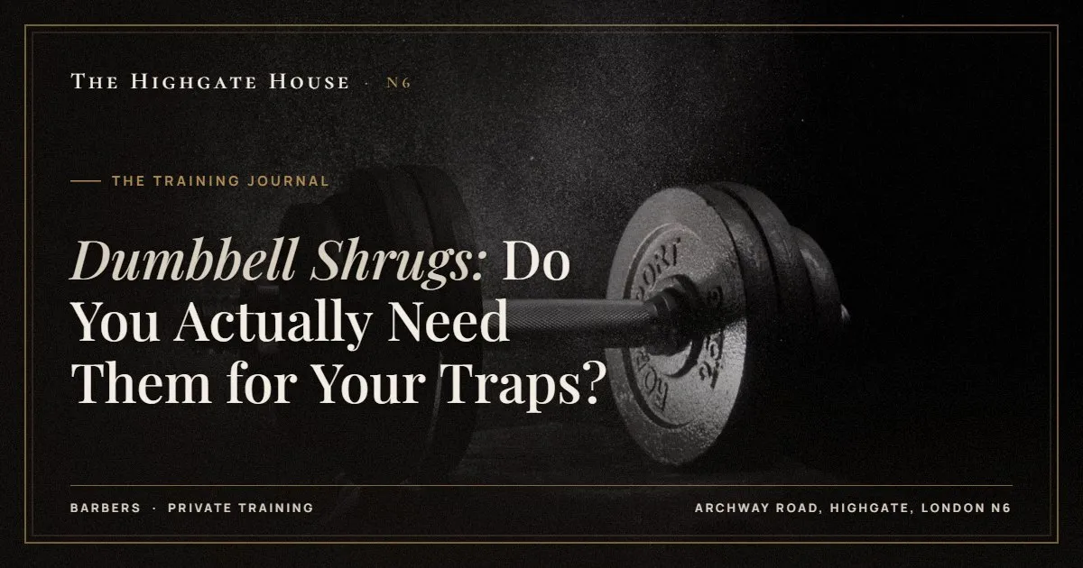 Dumbbell Shrugs: Do You Actually Need Them for Your Traps? - The Training Journal, The Highgate House, Highgate N6