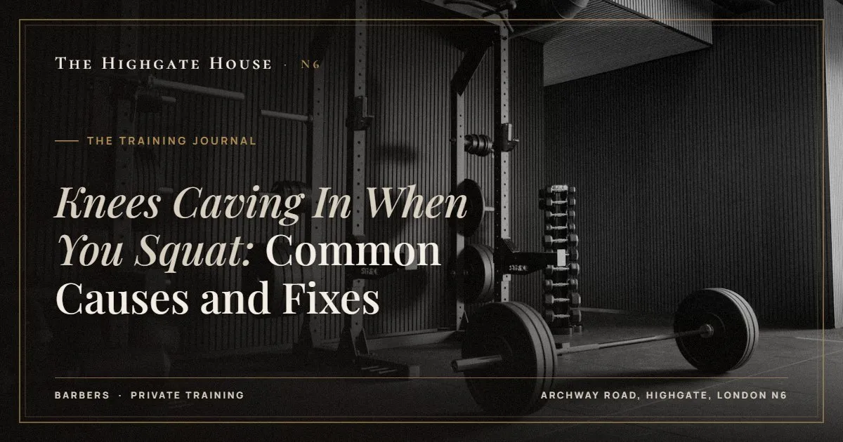 Knees Caving In When You Squat: Common Causes and Fixes - The Training Journal, The Highgate House, Highgate N6