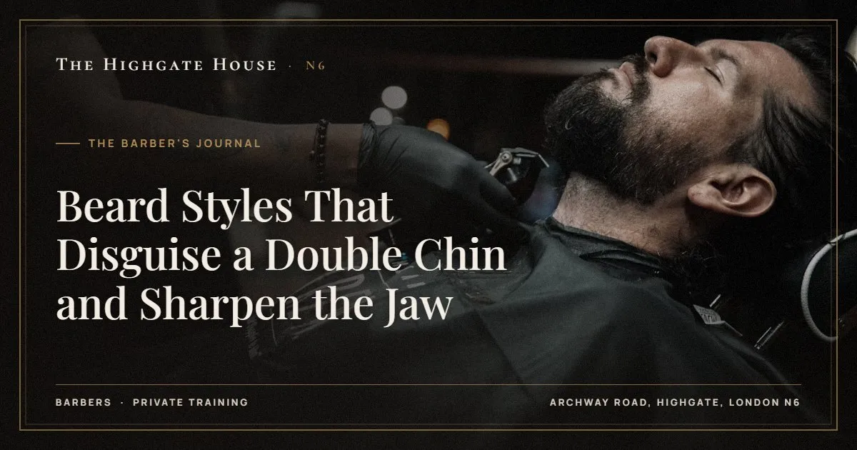 Beard Styles That Disguise a Double Chin and Sharpen the Jaw - The Barber's Journal, The Highgate House, Highgate N6