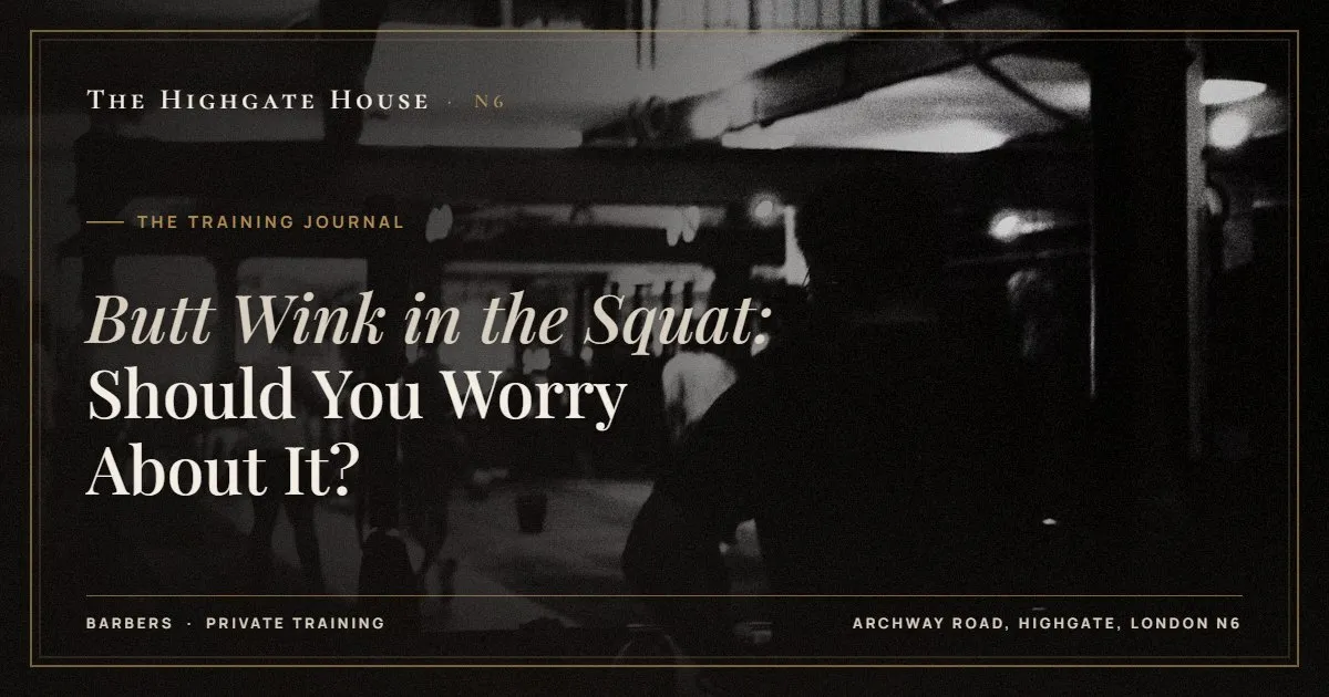 Butt Wink in the Squat: Should You Worry About It? - The Training Journal, The Highgate House, Highgate N6