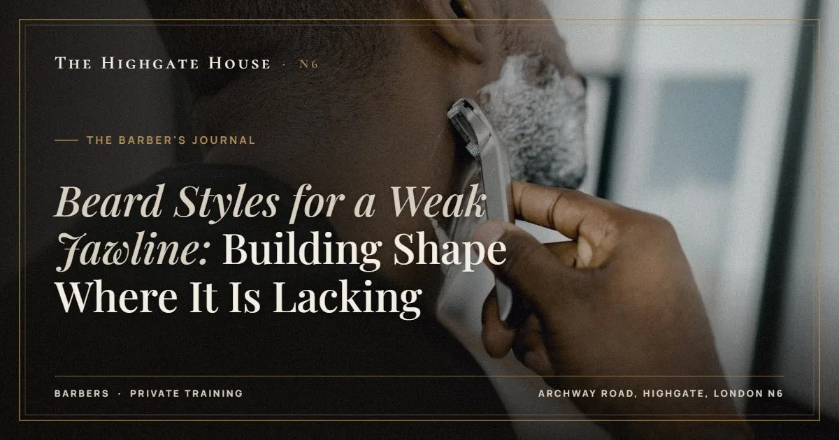 Beard Styles for a Weak Jawline: Building Shape Where It Is Lacking - The Barber's Journal, The Highgate House, Highgate N6