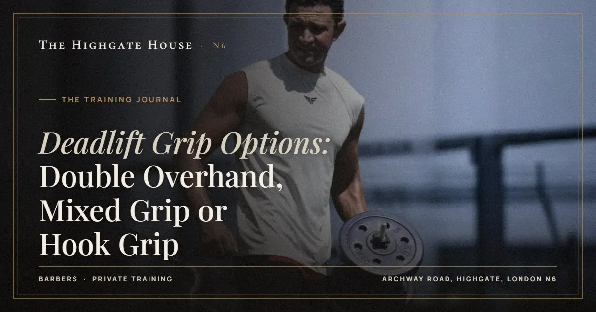 Deadlift Grip Options: Double Overhand, Mixed Grip or Hook Grip - The Training Journal, The Highgate House, Highgate N6
