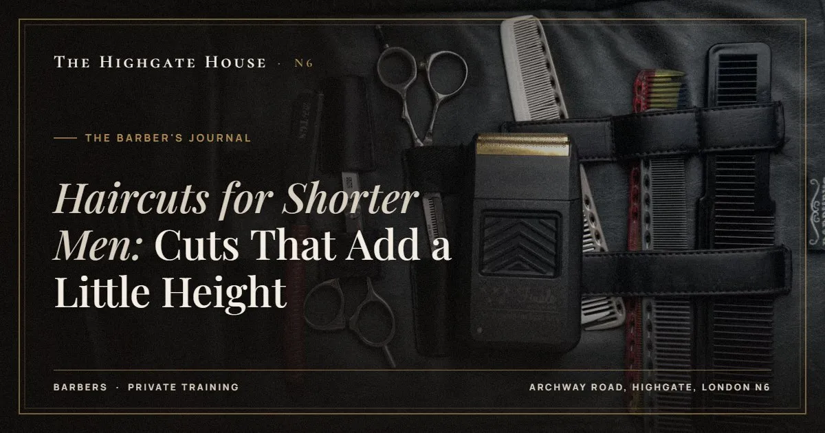 Haircuts for Shorter Men: Cuts That Add a Little Height - The Barber's Journal, The Highgate House, Highgate N6