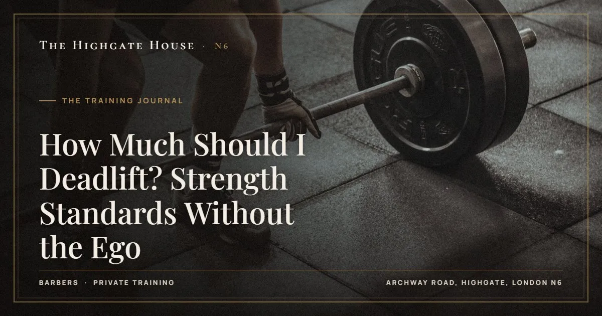 How Much Should I Deadlift? Strength Standards Without the Ego - The Training Journal, The Highgate House, Highgate N6