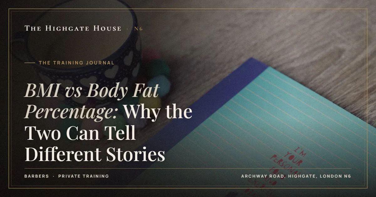 BMI vs Body Fat Percentage: Why the Two Can Tell Different Stories - The Training Journal, The Highgate House, Highgate N6