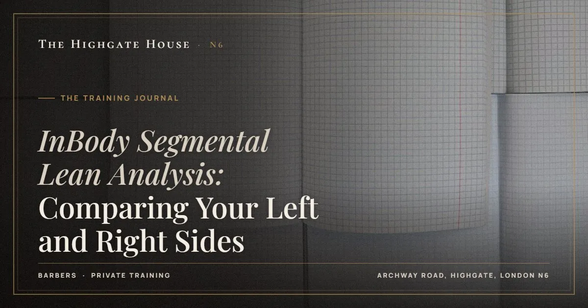 InBody Segmental Lean Analysis: Comparing Your Left and Right Sides - The Training Journal, The Highgate House, Highgate N6