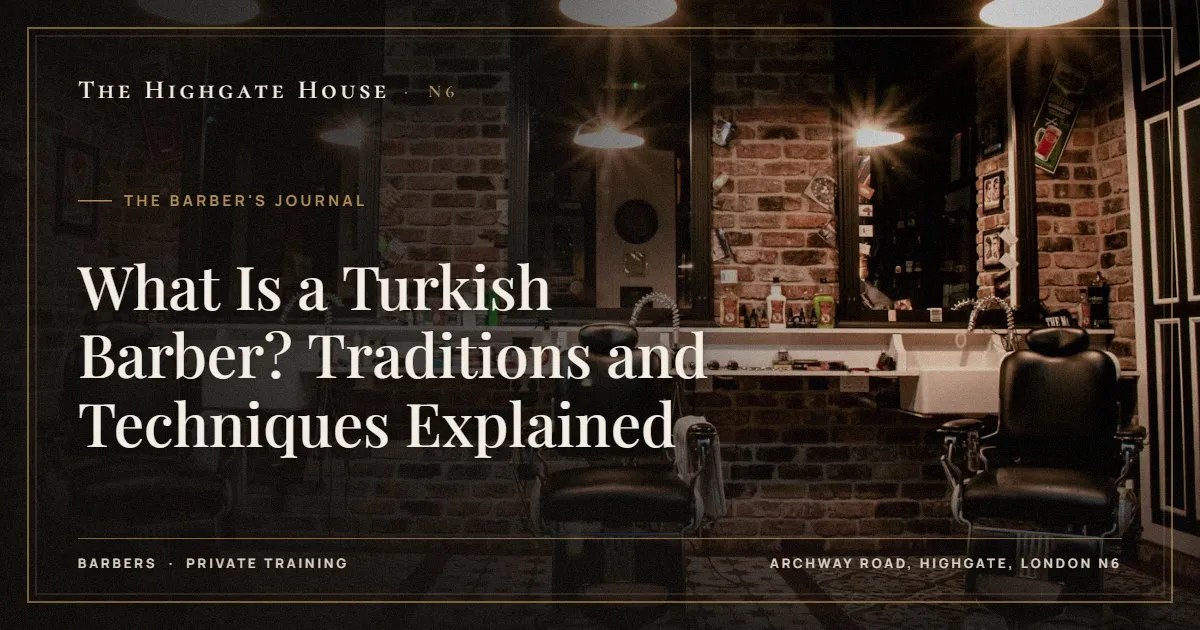 What Is a Turkish Barber? Traditions and Techniques Explained - The Barber's Journal, The Highgate House, Highgate N6
