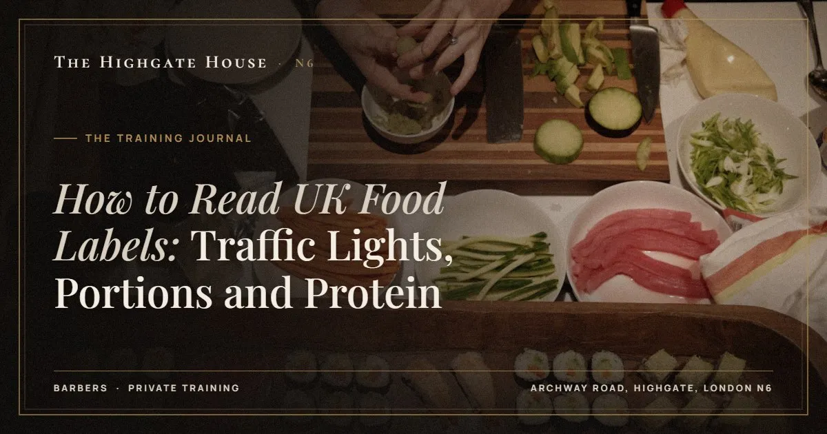 How to Read UK Food Labels: Traffic Lights, Portions and Protein - The Training Journal, The Highgate House, Highgate N6