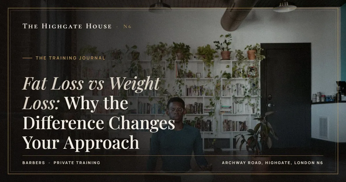 Fat Loss vs Weight Loss: Why the Difference Changes Your Approach - The Training Journal, The Highgate House, Highgate N6