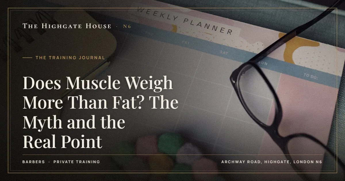 Does Muscle Weigh More Than Fat? The Myth and the Real Point - The Training Journal, The Highgate House, Highgate N6