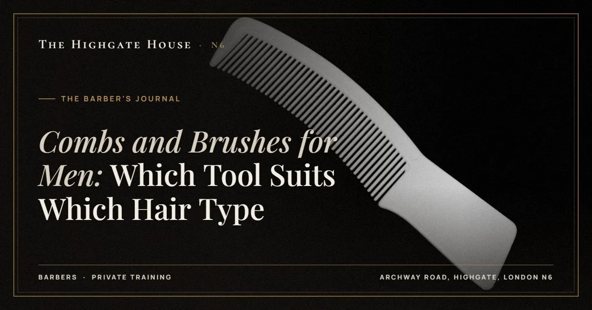 Combs and Brushes for Men: Which Tool Suits Which Hair Type - The Barber's Journal, The Highgate House, Highgate N6