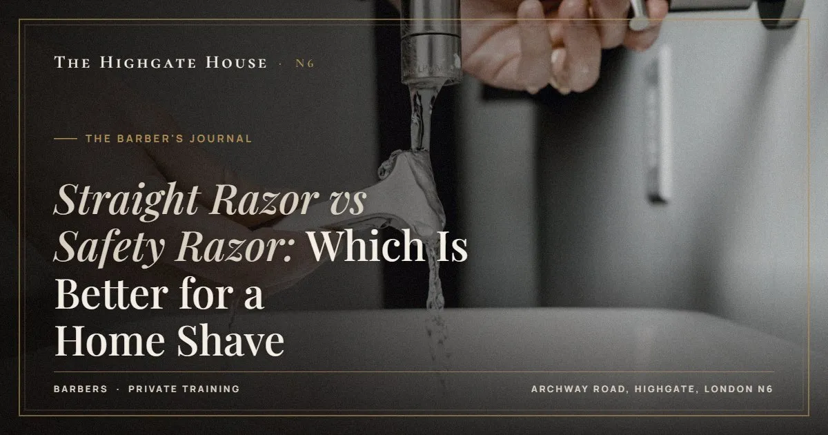 Straight Razor vs Safety Razor: Which Is Better for a Home Shave - The Barber's Journal, The Highgate House, Highgate N6