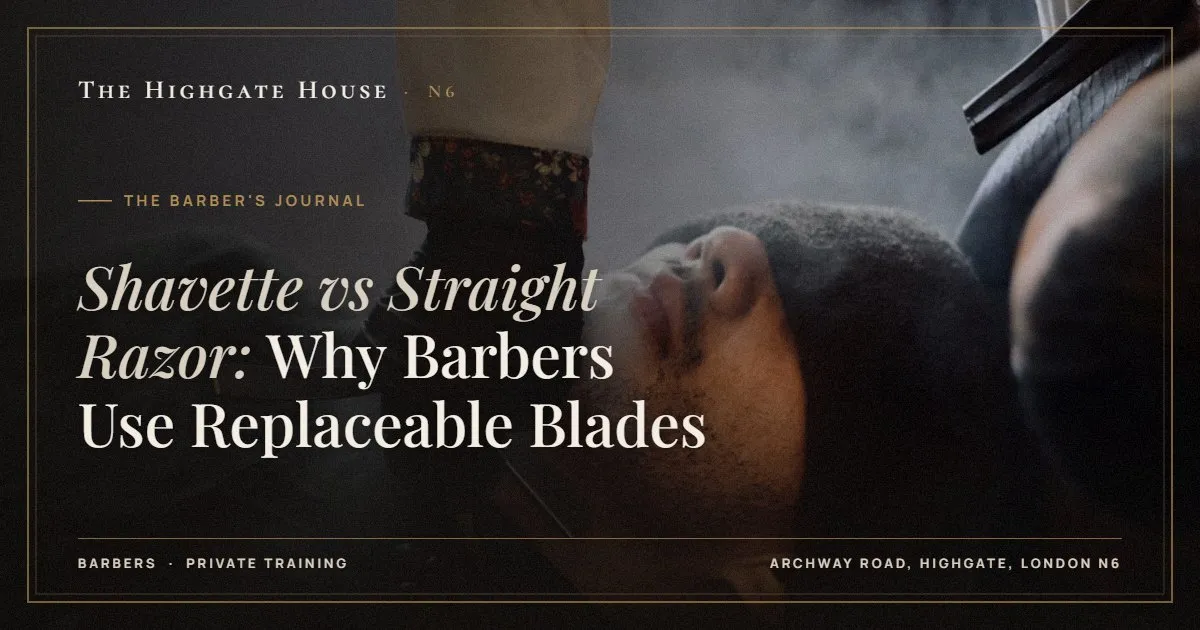 Shavette vs Straight Razor: Why Barbers Use Replaceable Blades - The Barber's Journal, The Highgate House, Highgate N6