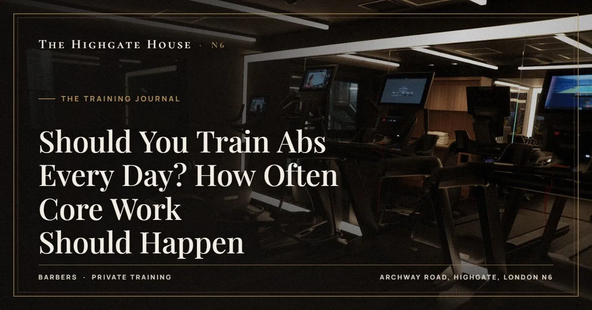 Should You Train Abs Every Day? How Often Core Work Should Happen - The Training Journal, The Highgate House, Highgate N6