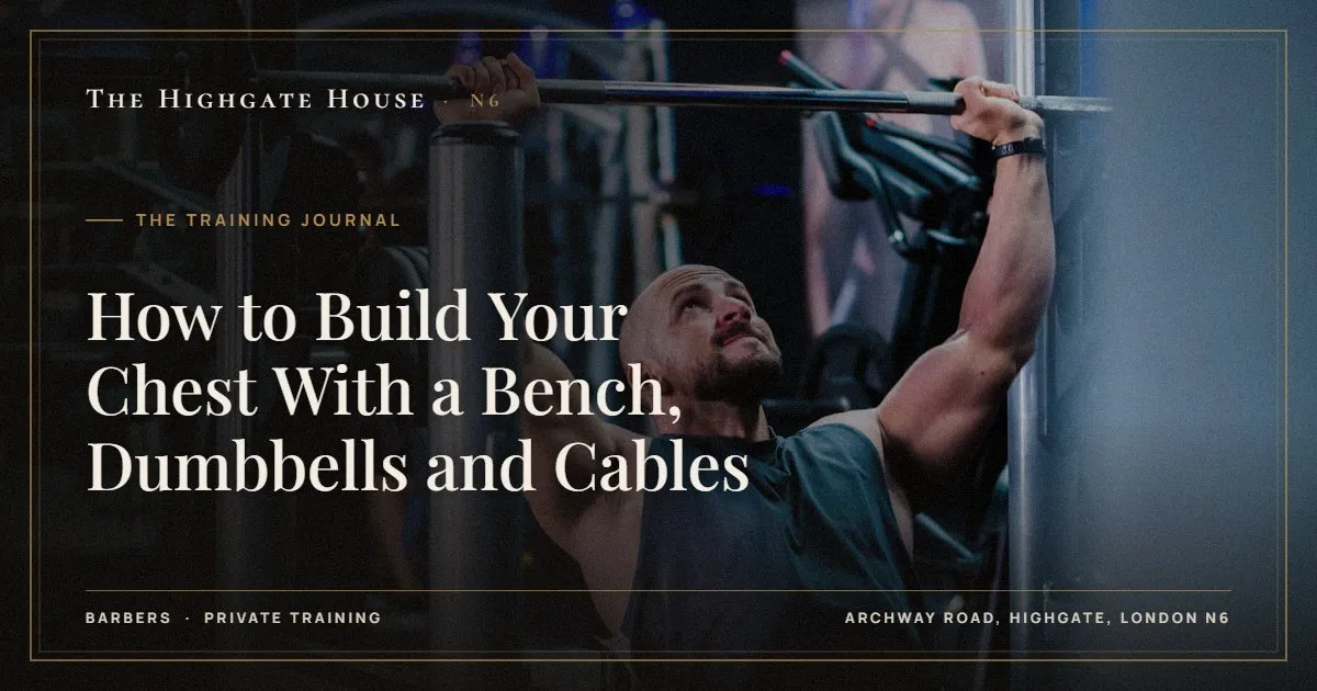 How to Build Your Chest With a Bench, Dumbbells and Cables - The Training Journal, The Highgate House, Highgate N6