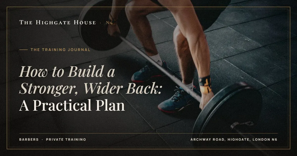 How to Build a Stronger, Wider Back: A Practical Plan - The Training Journal, The Highgate House, Highgate N6