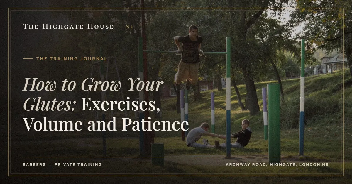 How to Grow Your Glutes: Exercises, Volume and Patience - The Training Journal, The Highgate House, Highgate N6