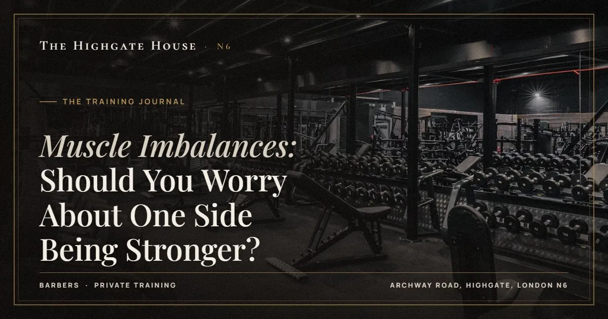 Muscle Imbalances: Should You Worry About One Side Being Stronger? - The Training Journal, The Highgate House, Highgate N6