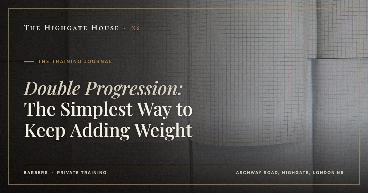 Double Progression: The Simplest Way to Keep Adding Weight - The Training Journal, The Highgate House, Highgate N6