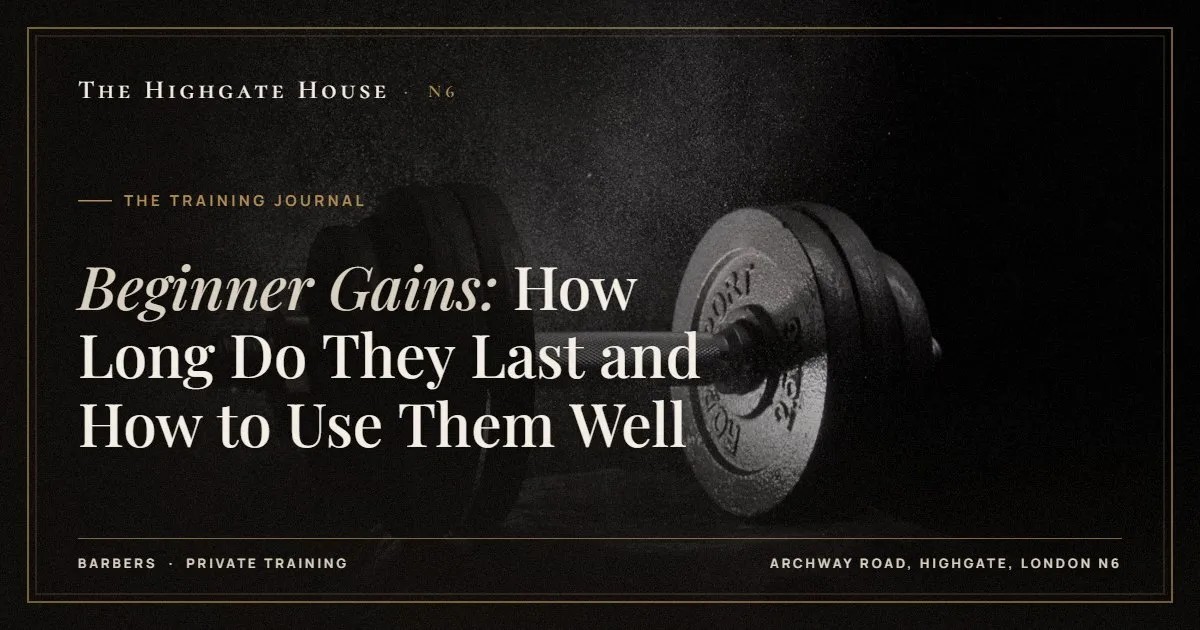 Beginner Gains: How Long Do They Last and How to Use Them Well - The Training Journal, The Highgate House, Highgate N6