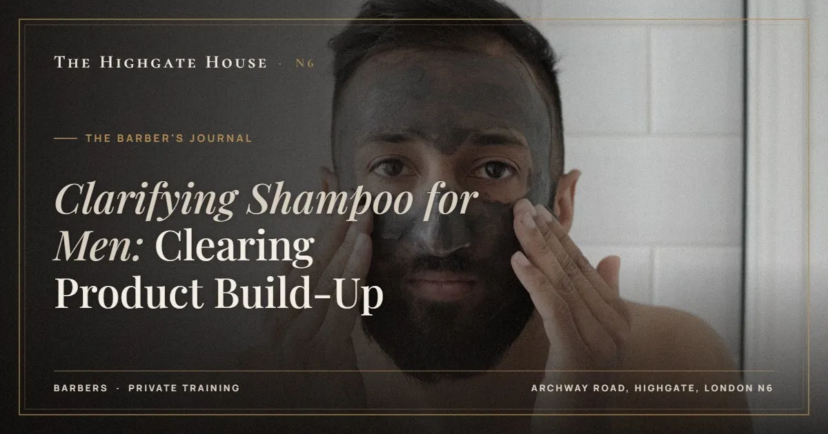 Clarifying Shampoo for Men: Clearing Product Build-Up - The Barber's Journal, The Highgate House, Highgate N6