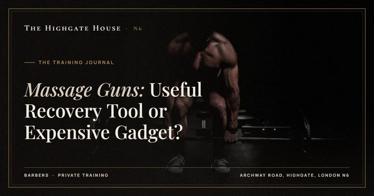 Massage Guns: Useful Recovery Tool or Expensive Gadget? - The Training Journal, The Highgate House, Highgate N6