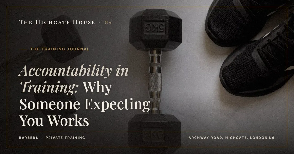 Accountability in Training: Why Someone Expecting You Works - The Training Journal, The Highgate House, Highgate N6