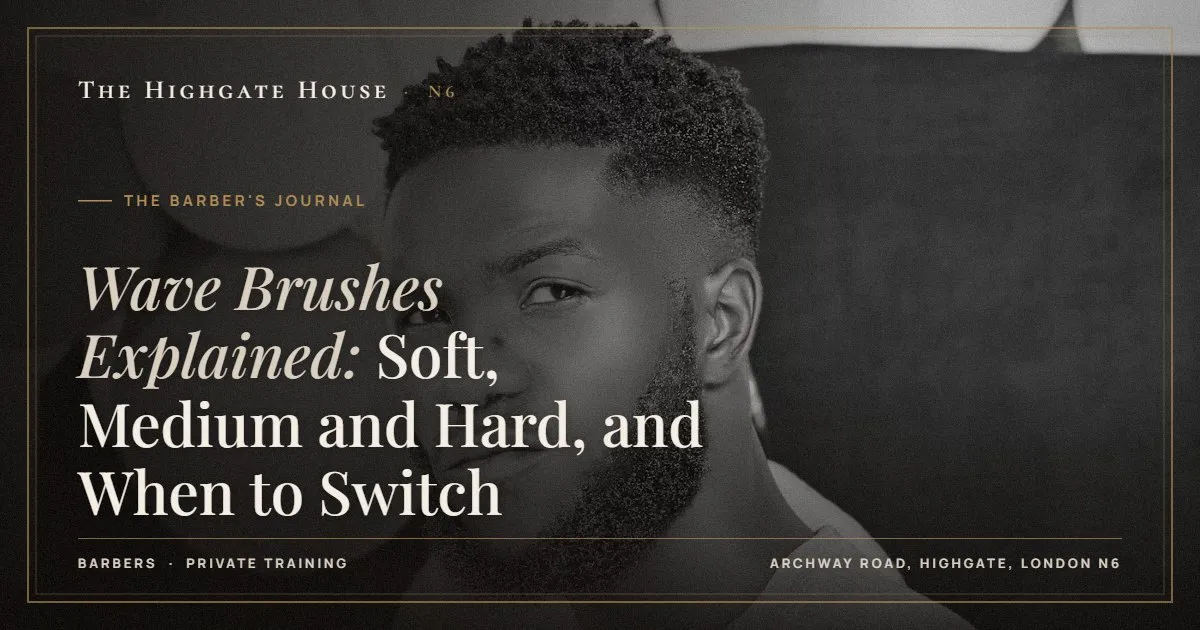 Wave Brushes Explained: Soft, Medium and Hard, and When to Switch - The Barber's Journal, The Highgate House, Highgate N6
