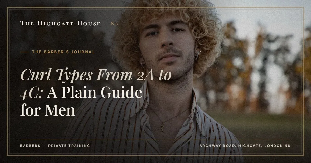 Curl Types From 2A to 4C: A Plain Guide for Men - The Barber's Journal, The Highgate House, Highgate N6