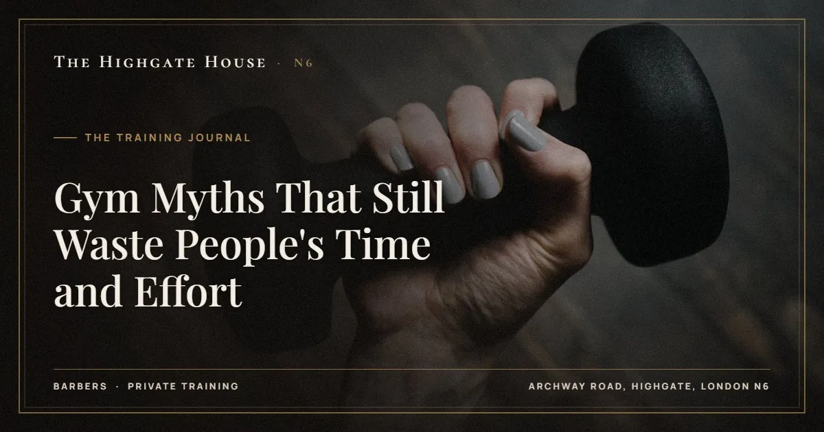 Gym Myths That Still Waste People's Time and Effort - The Training Journal, The Highgate House, Highgate N6
