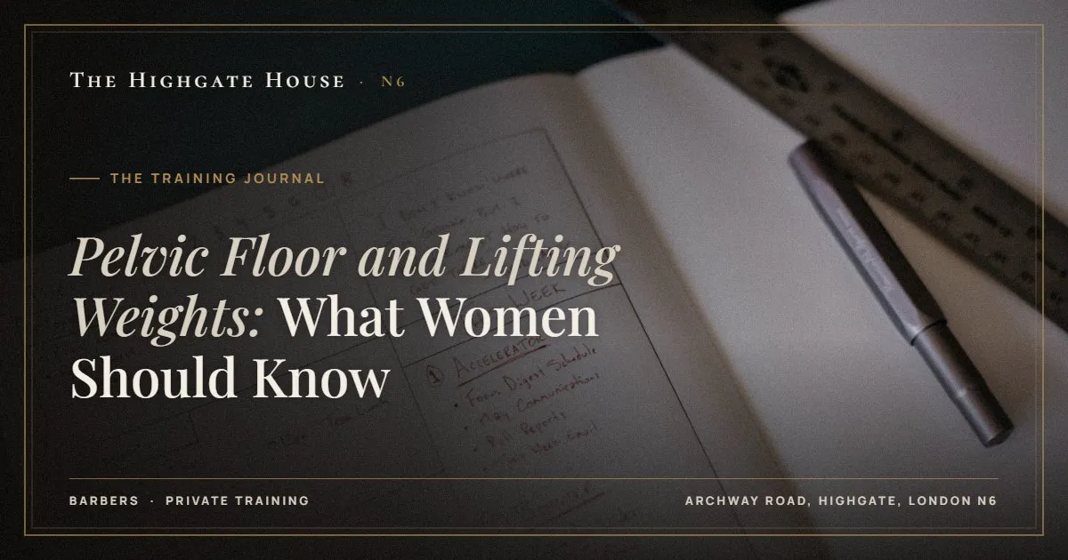 Pelvic Floor and Lifting Weights: What Women Should Know - The Training Journal, The Highgate House, Highgate N6