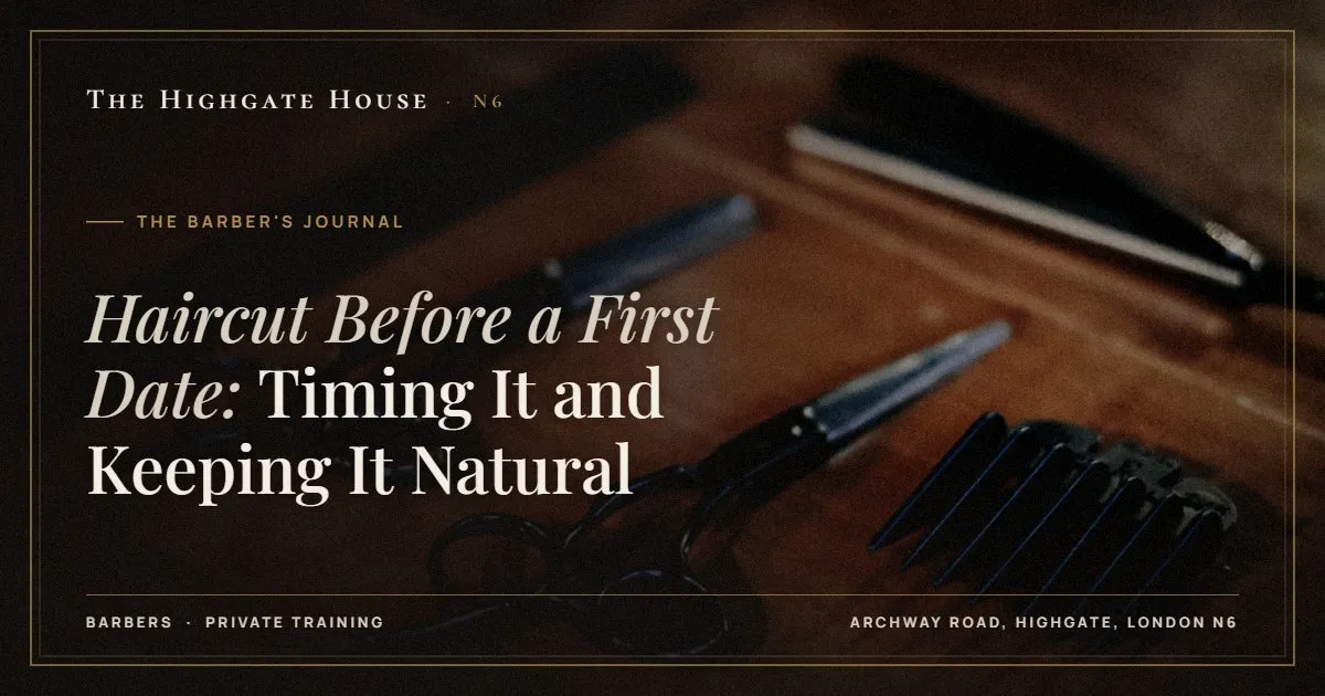 Haircut Before a First Date: Timing It and Keeping It Natural - The Barber's Journal, The Highgate House, Highgate N6