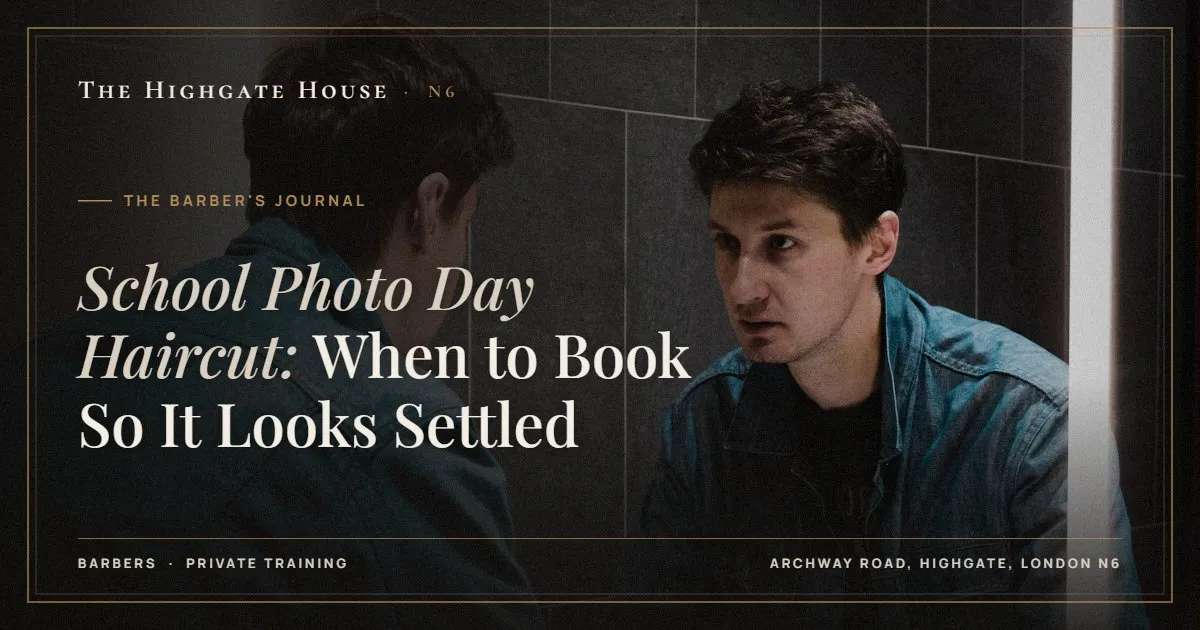 School Photo Day Haircut: When to Book So It Looks Settled - The Barber's Journal, The Highgate House, Highgate N6
