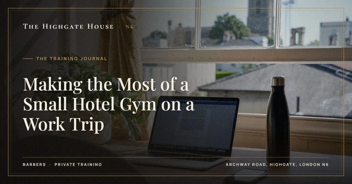 Making the Most of a Small Hotel Gym on a Work Trip - The Training Journal, The Highgate House, Highgate N6