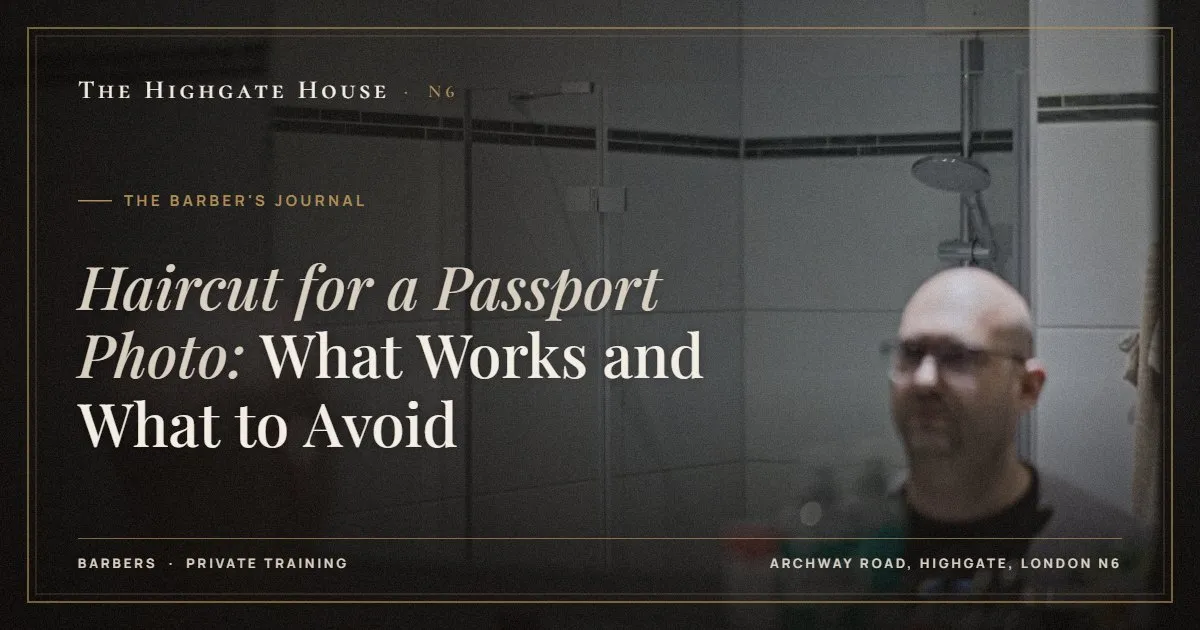 Haircut for a Passport Photo: What Works and What to Avoid - The Barber's Journal, The Highgate House, Highgate N6