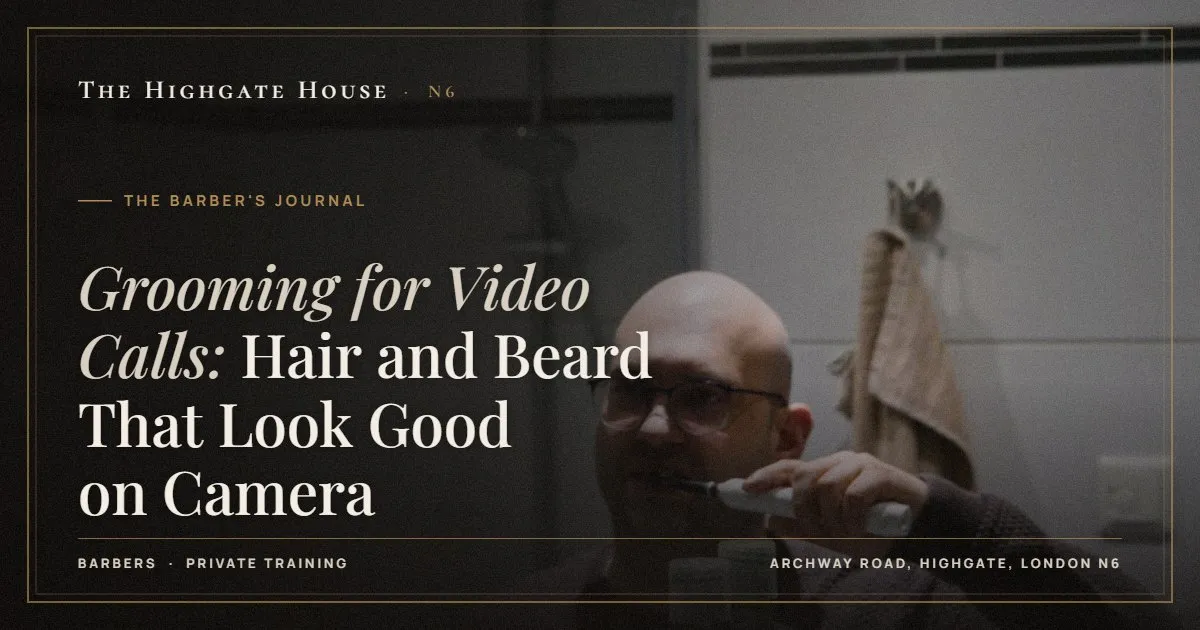 Grooming for Video Calls: Hair and Beard That Look Good on Camera - The Barber's Journal, The Highgate House, Highgate N6