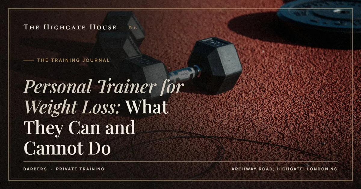 Personal Trainer for Weight Loss: What They Can and Cannot Do - The Training Journal, The Highgate House, Highgate N6