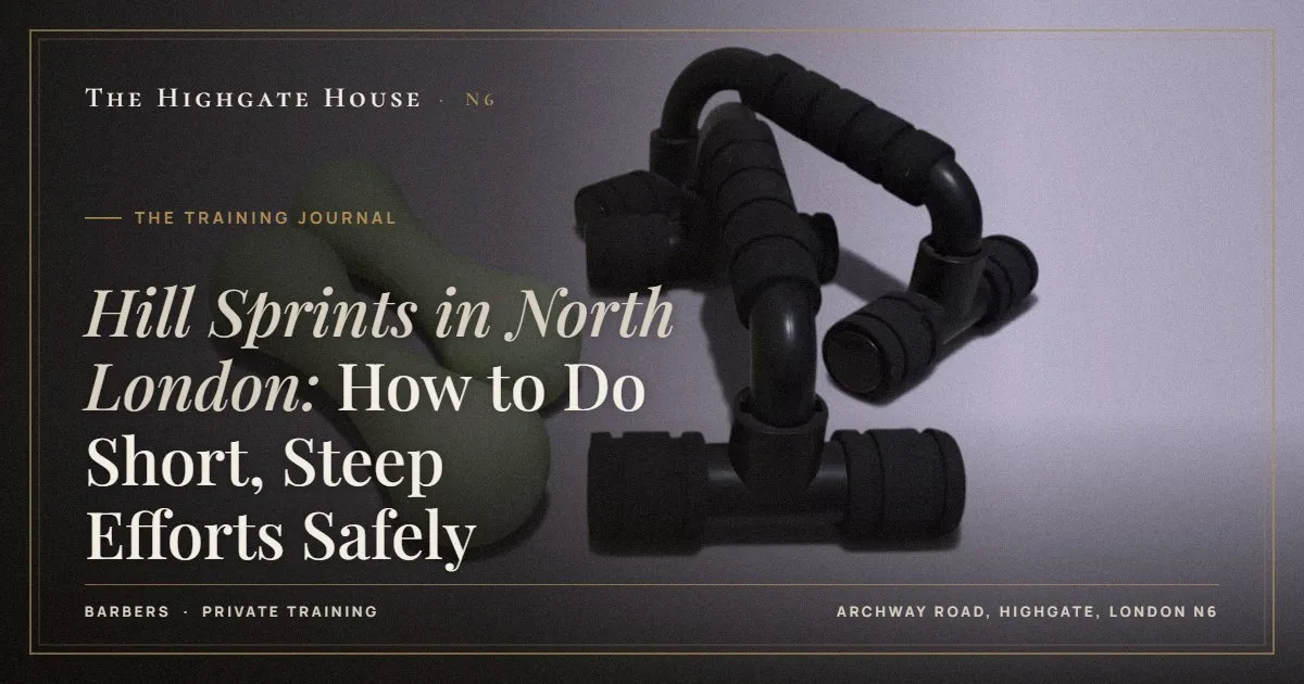Hill Sprints in North London: How to Do Short, Steep Efforts Safely - The Training Journal, The Highgate House, Highgate N6