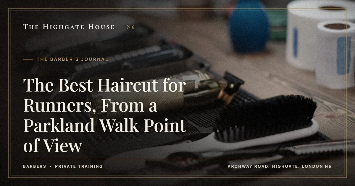 The Best Haircut for Runners, From a Parkland Walk Point of View - The Barber's Journal, The Highgate House, Highgate N6